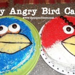 Easy Angry Birds cakes. Perfect for Angry birds birthday party. www.theoysofboys.comk
