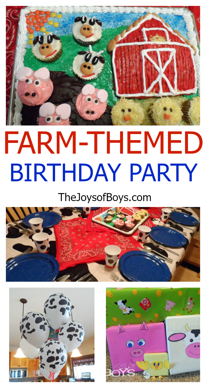 Farm themed birthday party