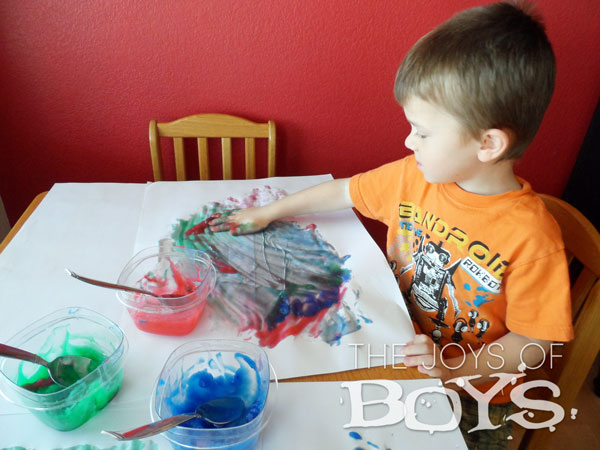 How to make finger paint