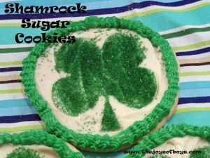 St Patrick's Day Shamrock cookies