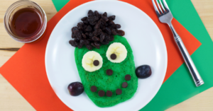 Frankenstein pancakes