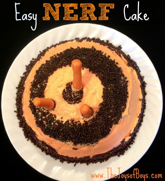 Easy Nerf Cake