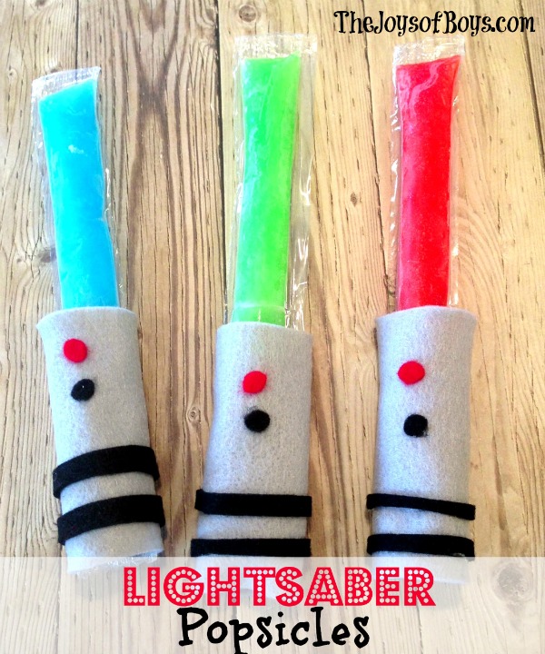 lightsaber popsicles