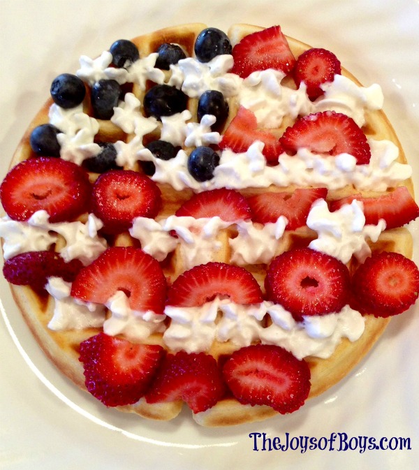 4th of July waffles