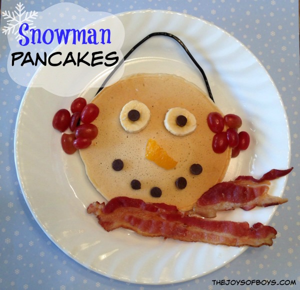 Snowman Pancakes