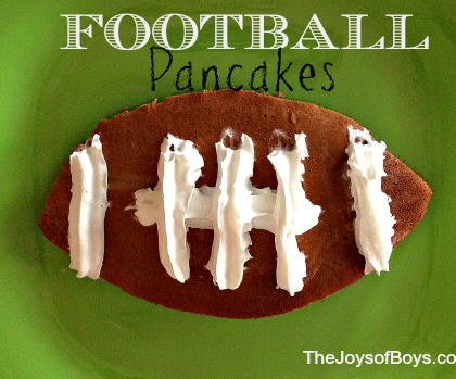 Football pancakes