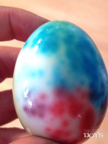 Tie Dye Easter eggs