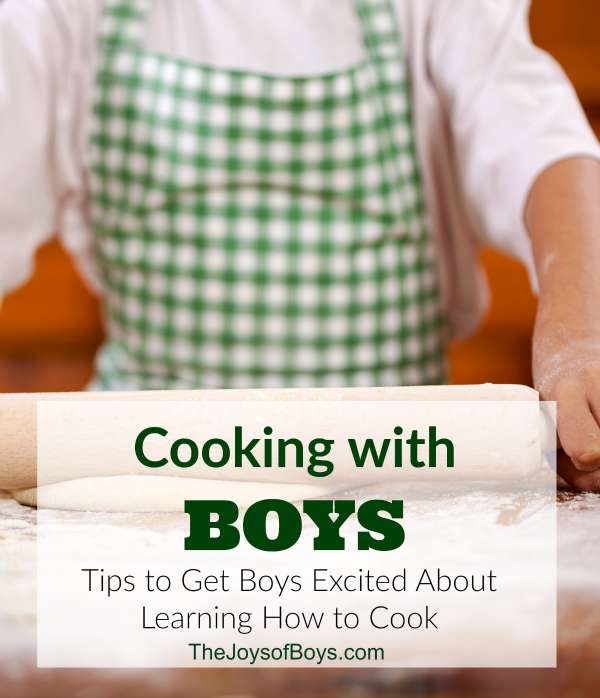 Cooking with boys