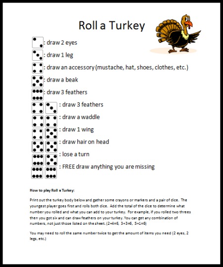 Roll a Turkey