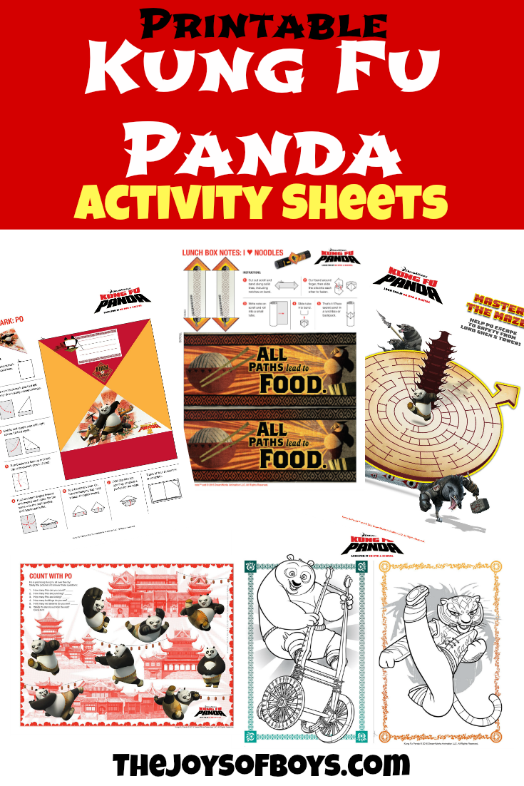 Kung Fun Panda activity