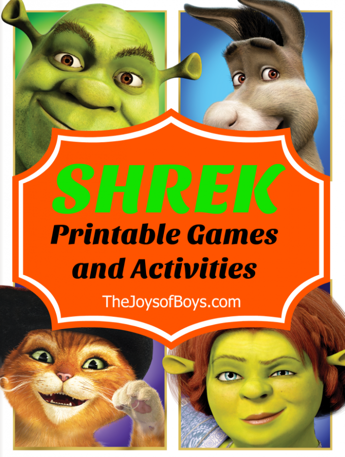 Shrek Program Examples Easy Simple Shrek Printable Activities - The Joys of Boys