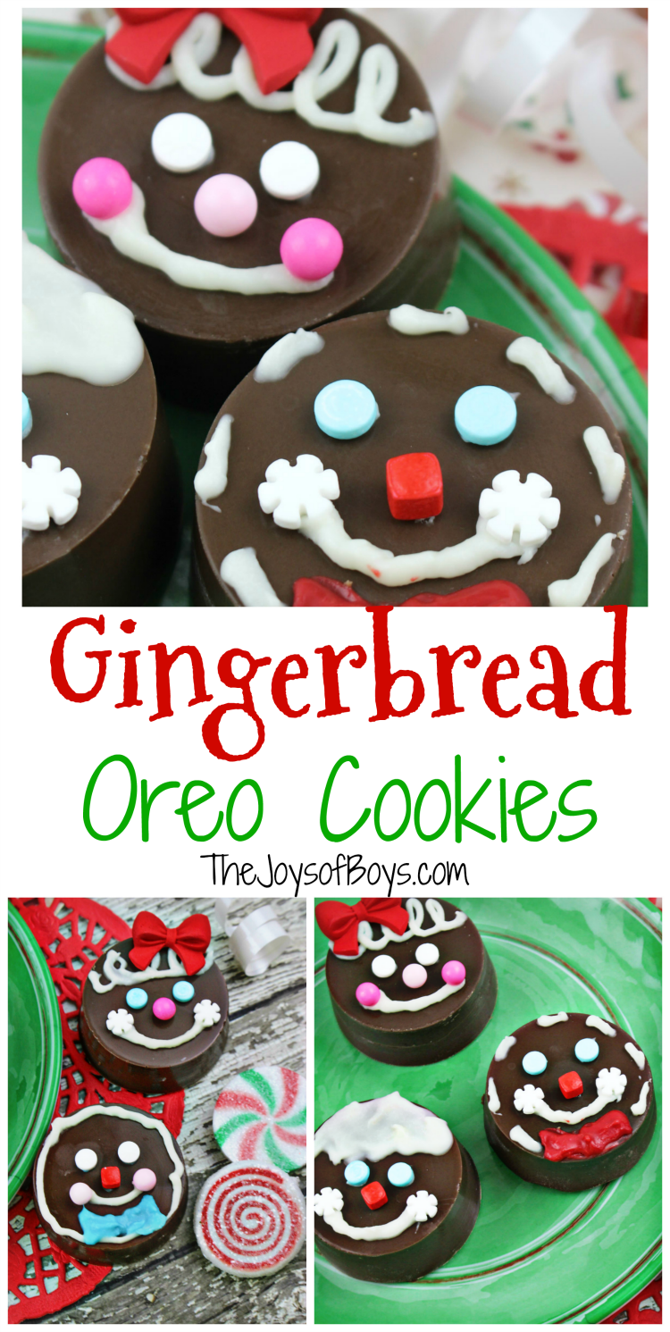 Gingerbread Oreo Cookies