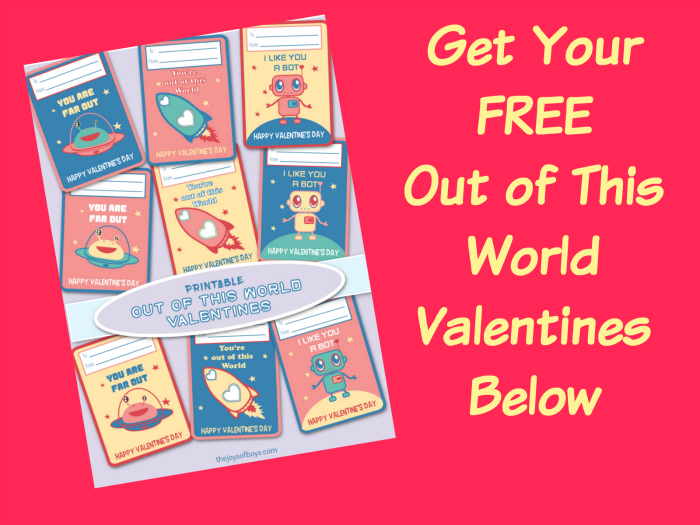 Out of This World Valentines