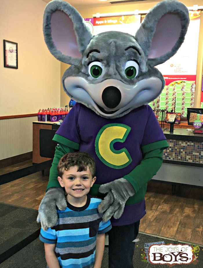 Family, Food and Fun at Chuck E. Cheese’s.