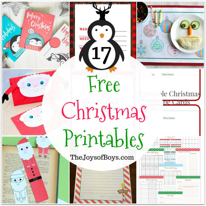Free Christmas Printables Kids will Love!!
