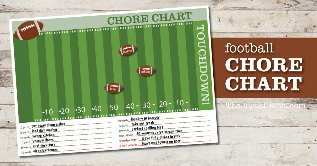 Printable Chore Charts for kids