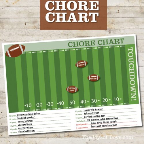 Printable chore charts for kids