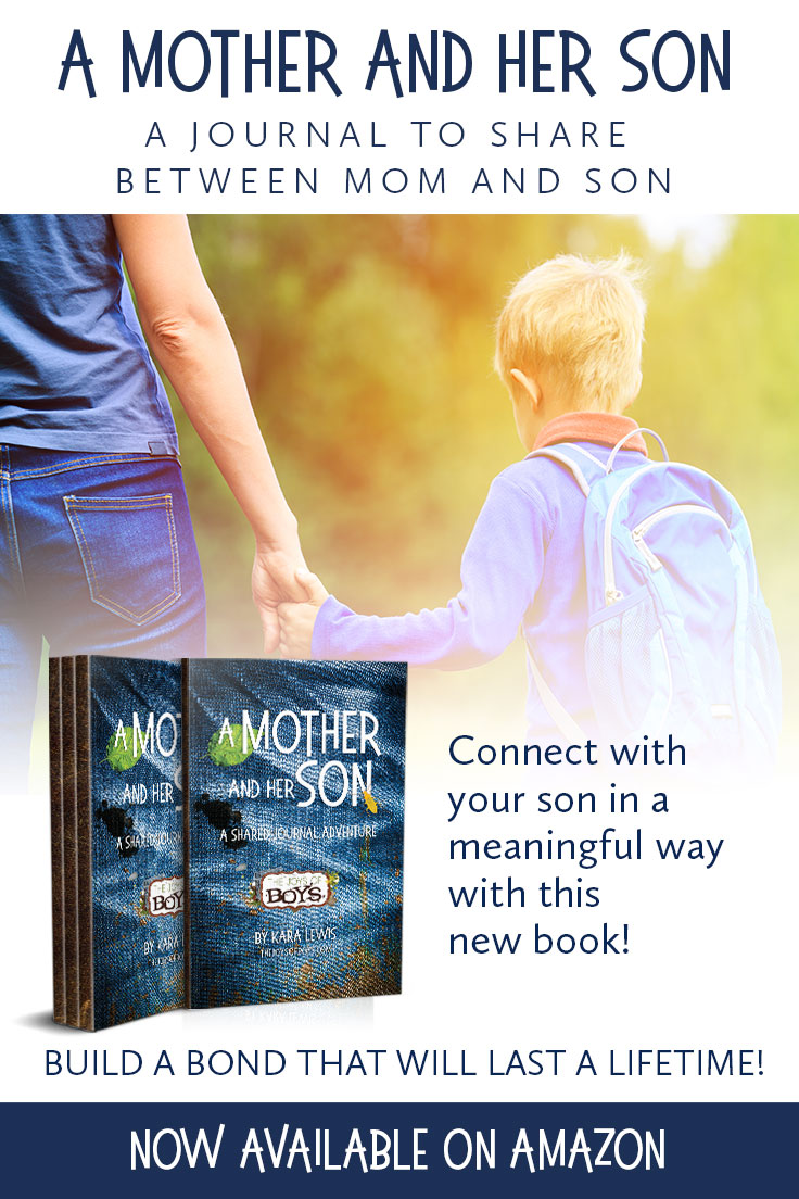 This Mother Son journal full of prompts that will help a mother bond with her son. 