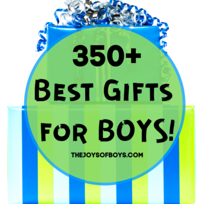 The ultimate gift guide for boys with over 350+ best gifts for boys.