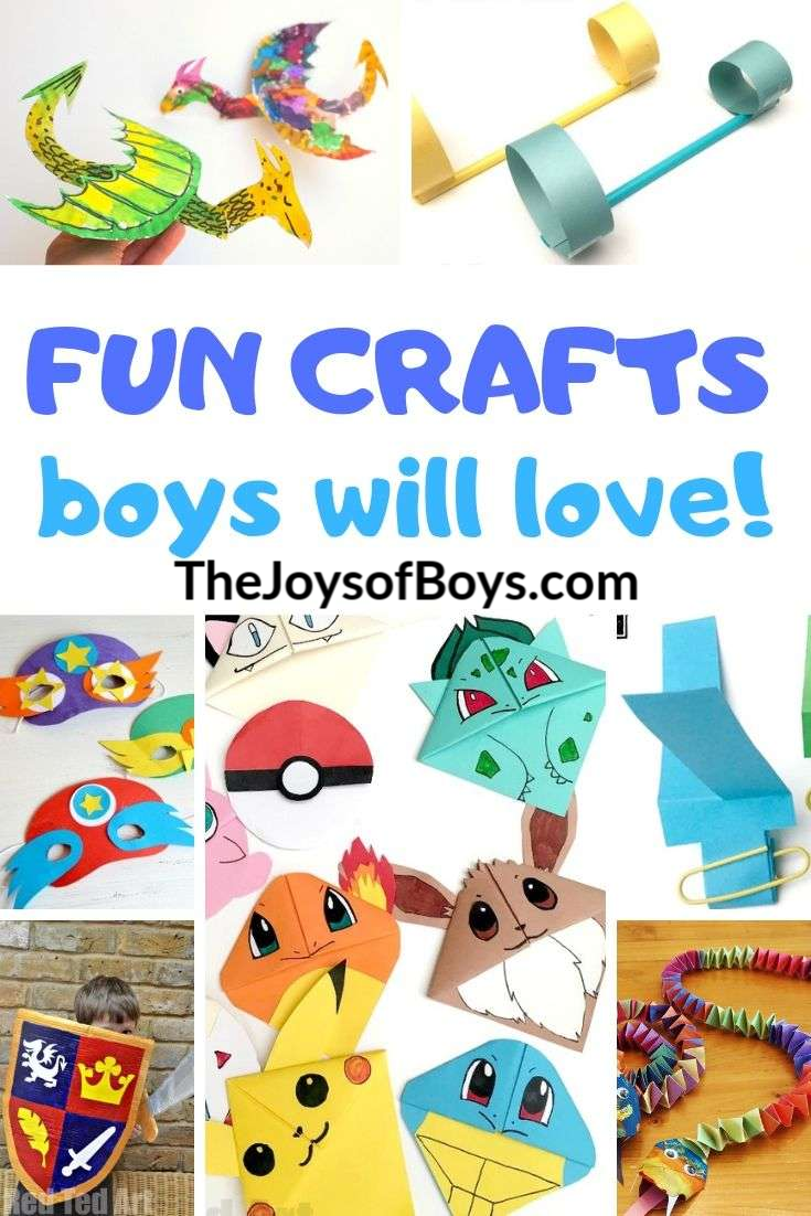 Fun Crafts Boys Will Love